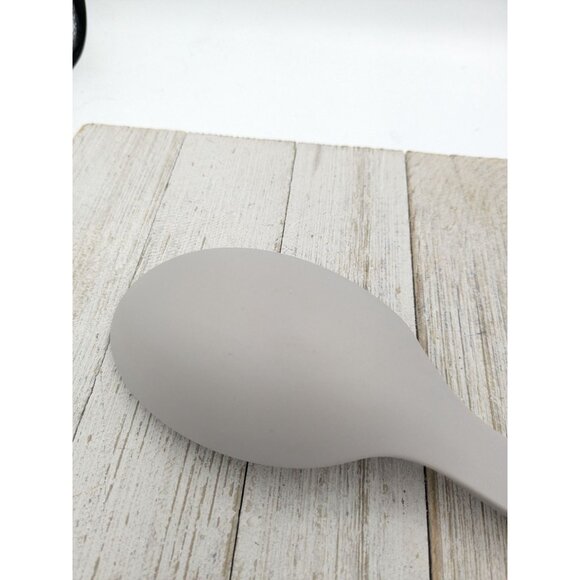 Room Essentials Plastic Solid Spoon Gray 13" - Picture 4 of 7